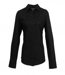 Image 2 of Premier Ladies Signature Long Sleeve Oxford Shirt