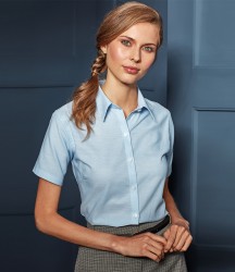 Premier Ladies Signature Short Sleeve Oxford Shirt image