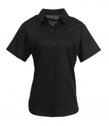 Image 2 of Premier Ladies Signature Short Sleeve Oxford Shirt