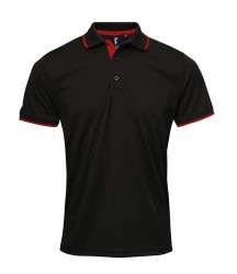 Image 5 of Premier Contrast Coolchecker® Piqué Polo Shirt
