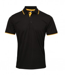 Image 4 of Premier Contrast Coolchecker® Piqué Polo Shirt