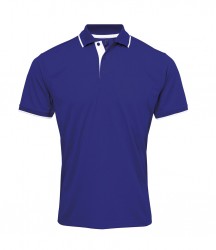 Image 6 of Premier Contrast Coolchecker® Piqué Polo Shirt