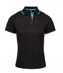 Image 12 of Premier Ladies Contrast Coolchecker® Piqué Polo Shirt