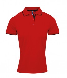 Image 3 of Premier Ladies Contrast Coolchecker® Piqué Polo Shirt