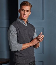 Premier Sleeveless Cotton Acrylic V Neck Sweater image