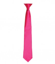 Image 6 of Premier 'Colours' Satin Clip Tie