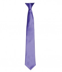 Image 2 of Premier 'Colours' Satin Clip Tie