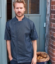 Image 1 of Premier Short Sleeve Zipped Chef's Jacket