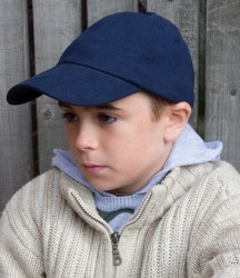 Result Kids Low Profile Heavy Brushed Cotton Cap image