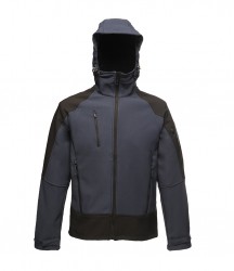 Image 2 of Regatta Powergrid Hooded Soft Shell Jacket