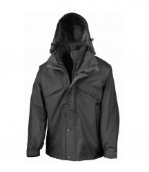 Image 6 of Result 3-in-1 Waterproof Zip and Clip Fleece Lined Jacket