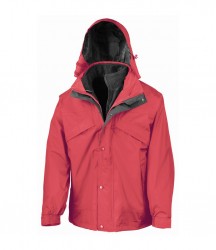 Image 3 of Result 3-in-1 Waterproof Zip and Clip Fleece Lined Jacket