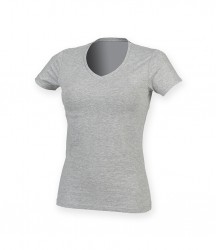 Image 3 of SF Ladies Feel Good Stretch V Neck T-Shirt