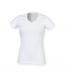 Image 5 of SF Ladies Feel Good Stretch V Neck T-Shirt