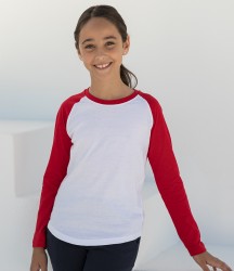 SF Minni Kids Long Sleeve Baseball T-Shirt image