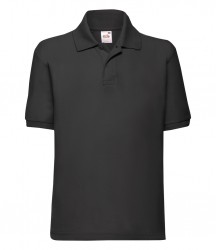 Image 13 of Fruit of the Loom Kids Poly/Cotton Piqué Polo Shirt