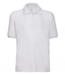 Image 5 of Fruit of the Loom Kids Poly/Cotton Piqué Polo Shirt