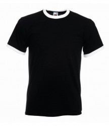 Image 9 of Fruit of the Loom Contrast Ringer T-Shirt