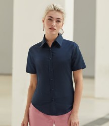 Fruit of the Loom Lady Fit Short Sleeve Oxford Shirt image