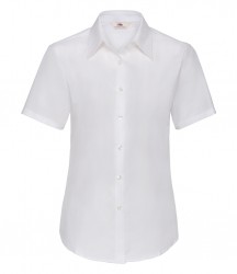 Image 6 of Fruit of the Loom Lady Fit Short Sleeve Oxford Shirt