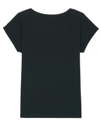 Image 1 of Women's Stella Rounders slub rolled sleeve slub t-shirt (STTW112)
