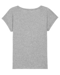 Image 3 of Women's Stella Rounders slub rolled sleeve slub t-shirt (STTW112)