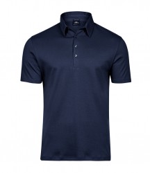 Image 3 of Tee Jays Pima Cotton Interlock Polo Shirt
