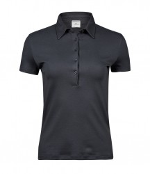 Image 6 of Tee Jays Ladies Pima Cotton Interlock Polo Shirt