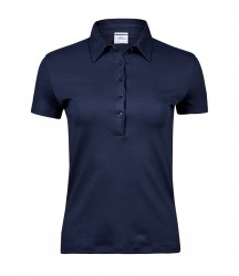 Image 5 of Tee Jays Ladies Pima Cotton Interlock Polo Shirt