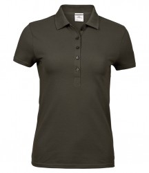 Image 7 of Tee Jays Ladies Luxury Stretch Polo Shirt