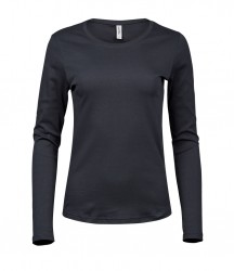 Image 5 of Tee Jays Ladies Long Sleeve Interlock T-Shirt