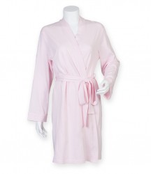 Image 4 of Towel City Ladies Cotton Wrap Robe