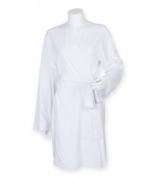 Image 5 of Towel City Ladies Cotton Wrap Robe