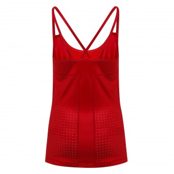 Image 1 of Women's TriDri® 'laser cut' spaghetti strap vest