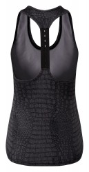 Women's TriDri® performance strap back animal printed vest image