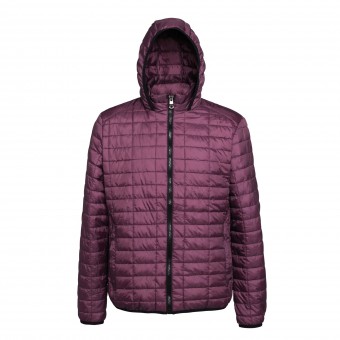 Image 1 of Honeycomb hooded jacket