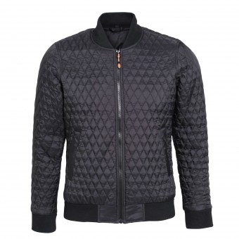Quilted flight jacket image