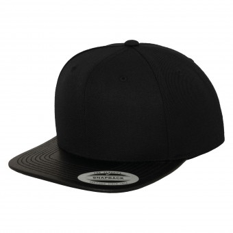 Image 1 of Leather snapback (6089LH)