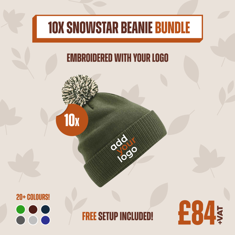 View our 10 Snowstar Beanie Bundle, Price-£84.00 exc. VAT