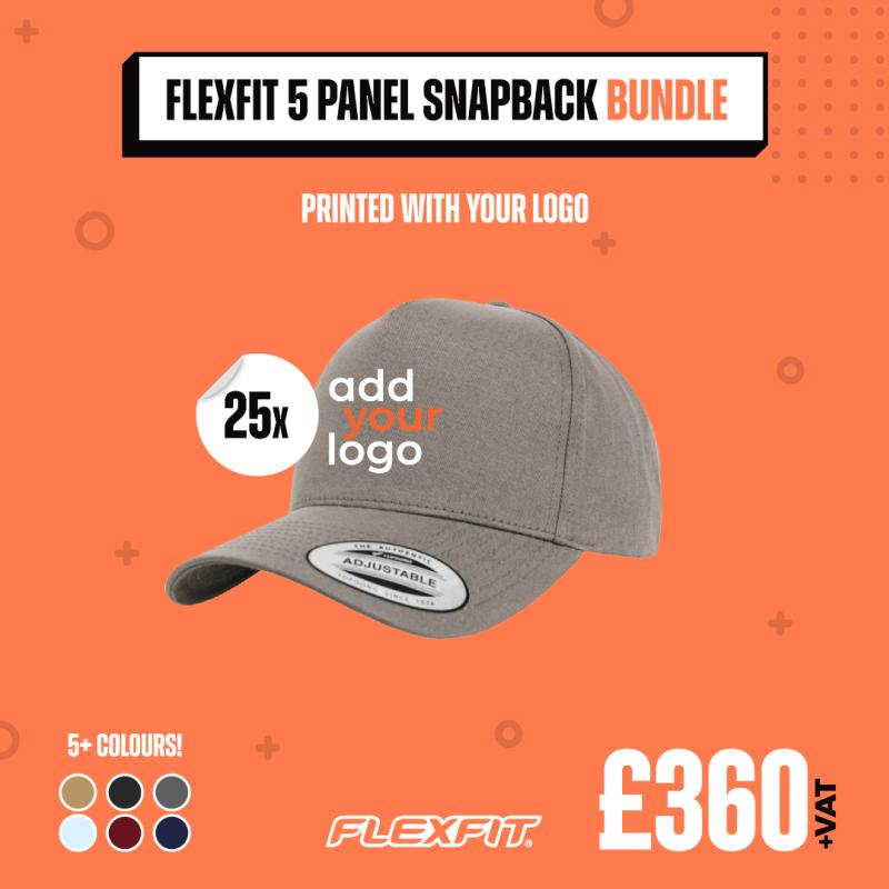 View our 25 x Flexfit Snapback Cap Bundle, Price-£360.00 exc. VAT