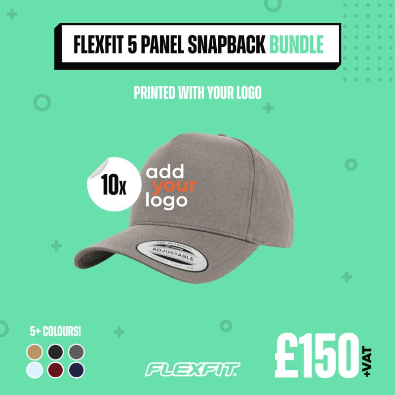 View our 10 x Flexfit Snapback Cap Bundle, Price-£150.00 exc. VAT