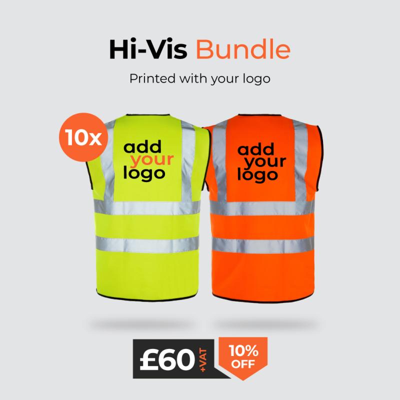 View our Hi-Vis Vest Bundle, Price-£60.00 exc. VAT