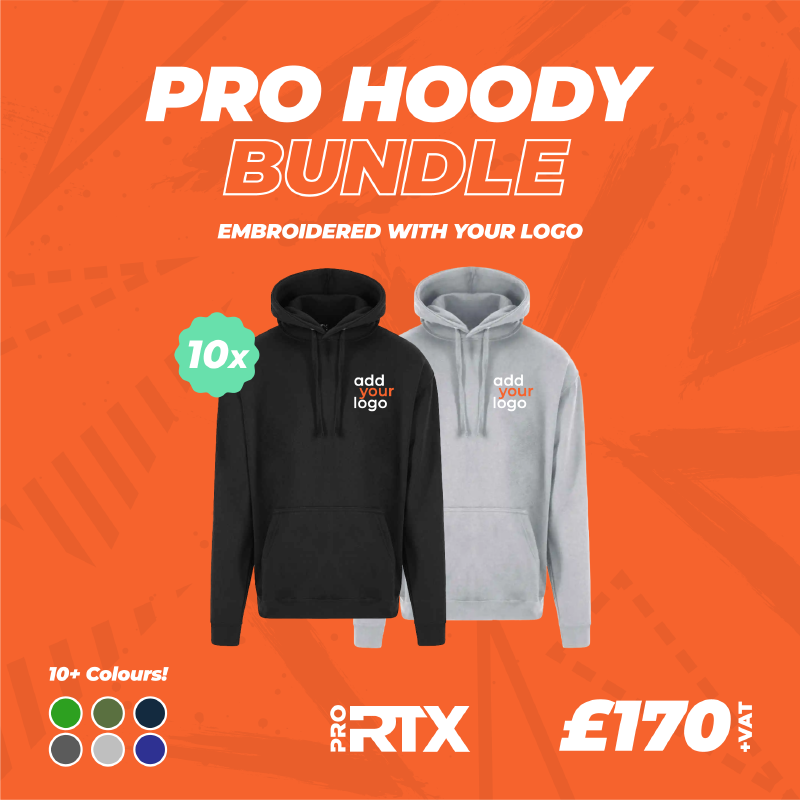 View our Pro RTX Hoody Bundle, Price-&pound;170.00&nbsp;exc. VAT