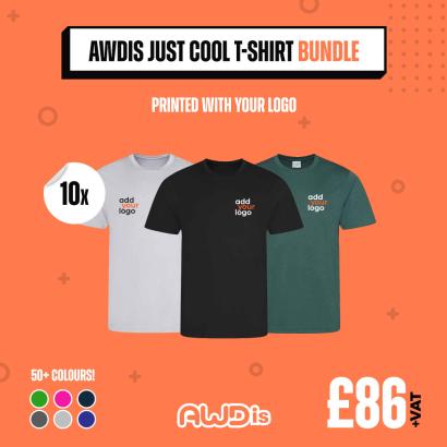 10 AWDis Cool Tec T-Shirts