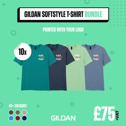 10 Gildan Softstyle T-shirts