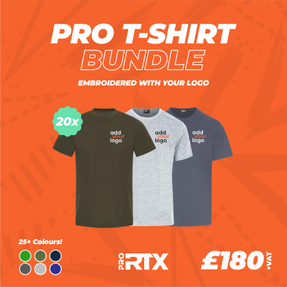 10 Pro RTX T-Shirt Bundle - Embroidered