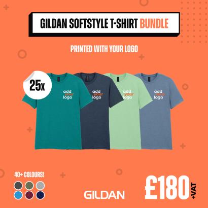25 Gildan Softstyle T-shirts