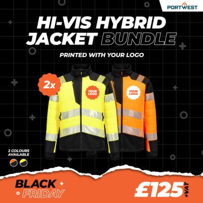 Portwest Hi-Vis Hybrid Jacket Bundle