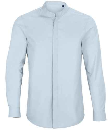 NEOBLU Bart Mao Collar Long Sleeve Poplin Shirt