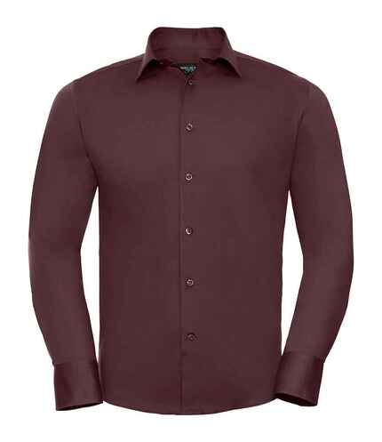 Russell Collection Long Sleeve Easy Care Fitted Shirt
